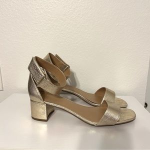 Franco Sarto Rosalina Block heel Gold sandal